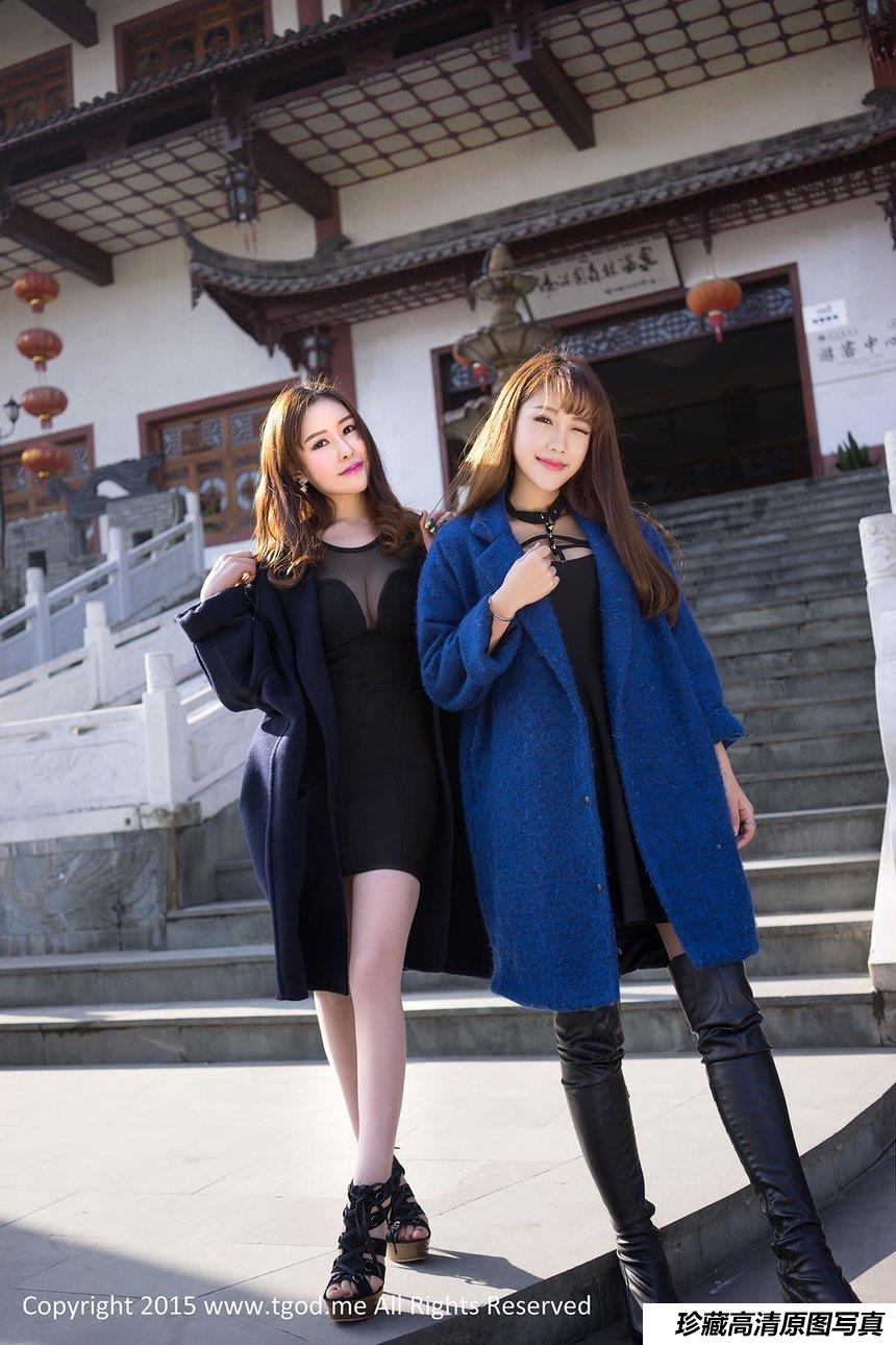 [TGOD推女神]2015.04.23 女神驾到之遂昌汤沐园 于姬Una&Akik朱若慕 [52+1P／242M]