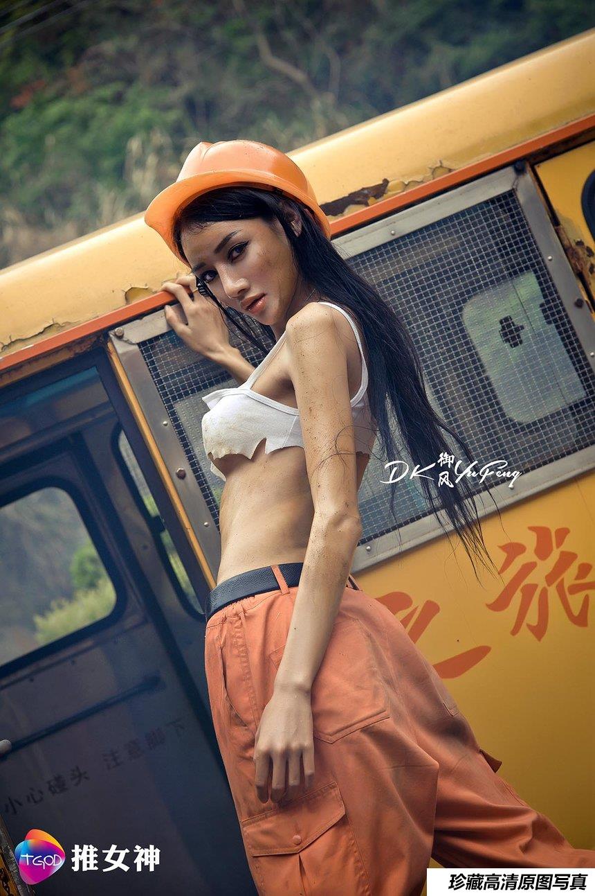 [TGOD推女神]2016.02.17 矿工女神婕西儿jessie [20+1P／59.5M]