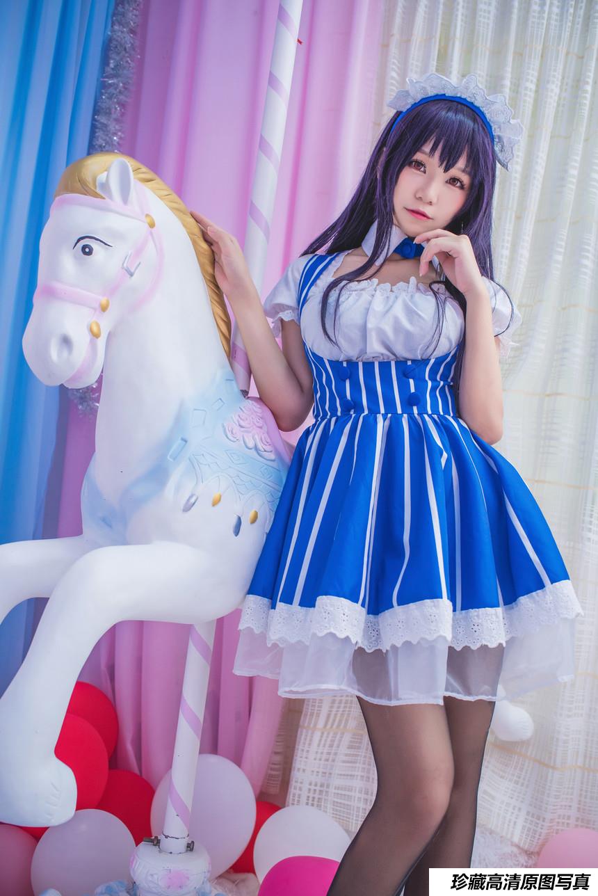 白金Saki写真 – 女仆 [21P]