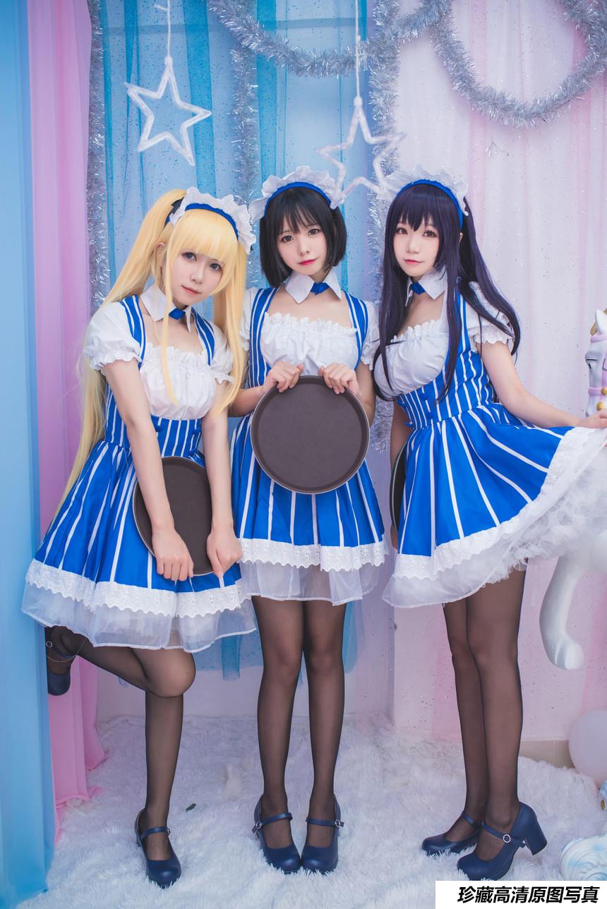 白金Saki写真 – 女仆 [21P]