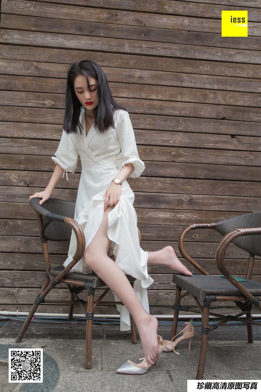 [IESS异思趣向] 2019.01.03 丝享家395：姗姗 - 烈焰红唇白长裙 [84P]