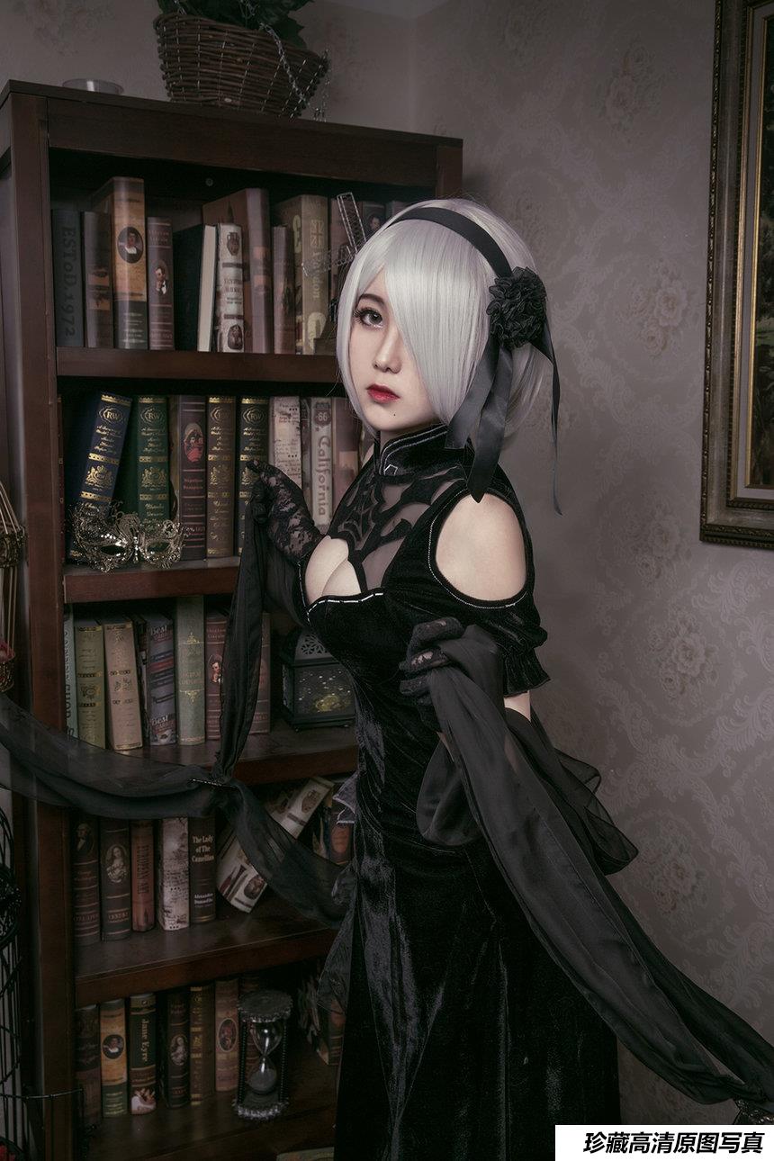 [Cosplay]穿旗袍的2B小姐姐 [45P]-绅士图