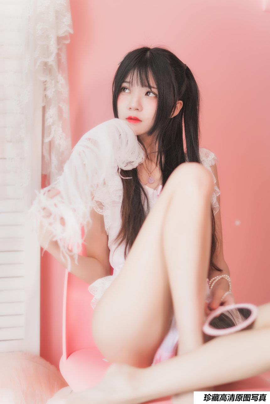 [Cosplay]桜桃喵 - 冬眠系列-粉色浴缸 [57P]-艺库