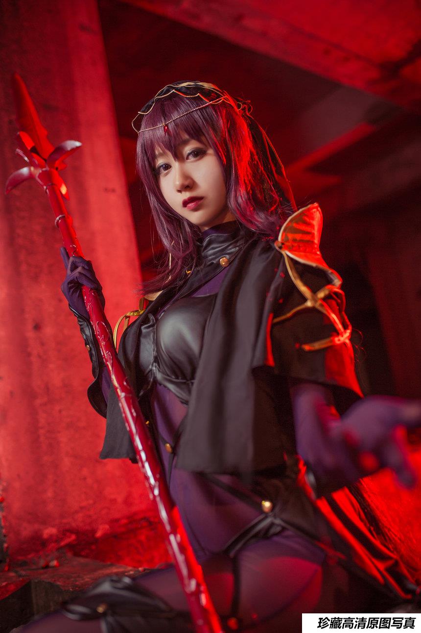 [Cosplay]木绵绵OwO – 斯卡哈 [17P]-艺库