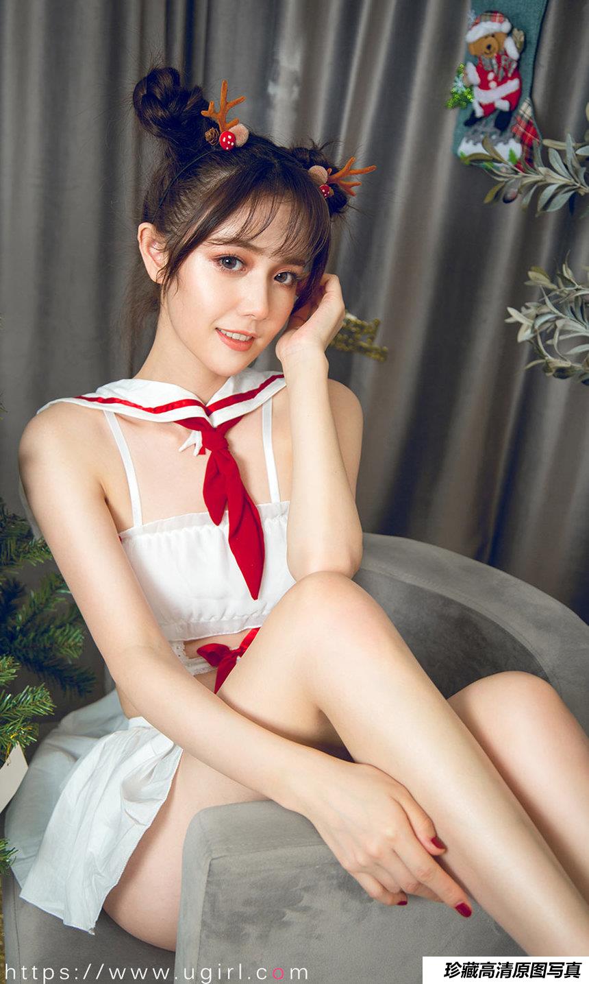 [Ugirls尤果网] 爱尤物 2019.12.24 No.1679 唐小糖 制服少女圣诞秀 [35P]