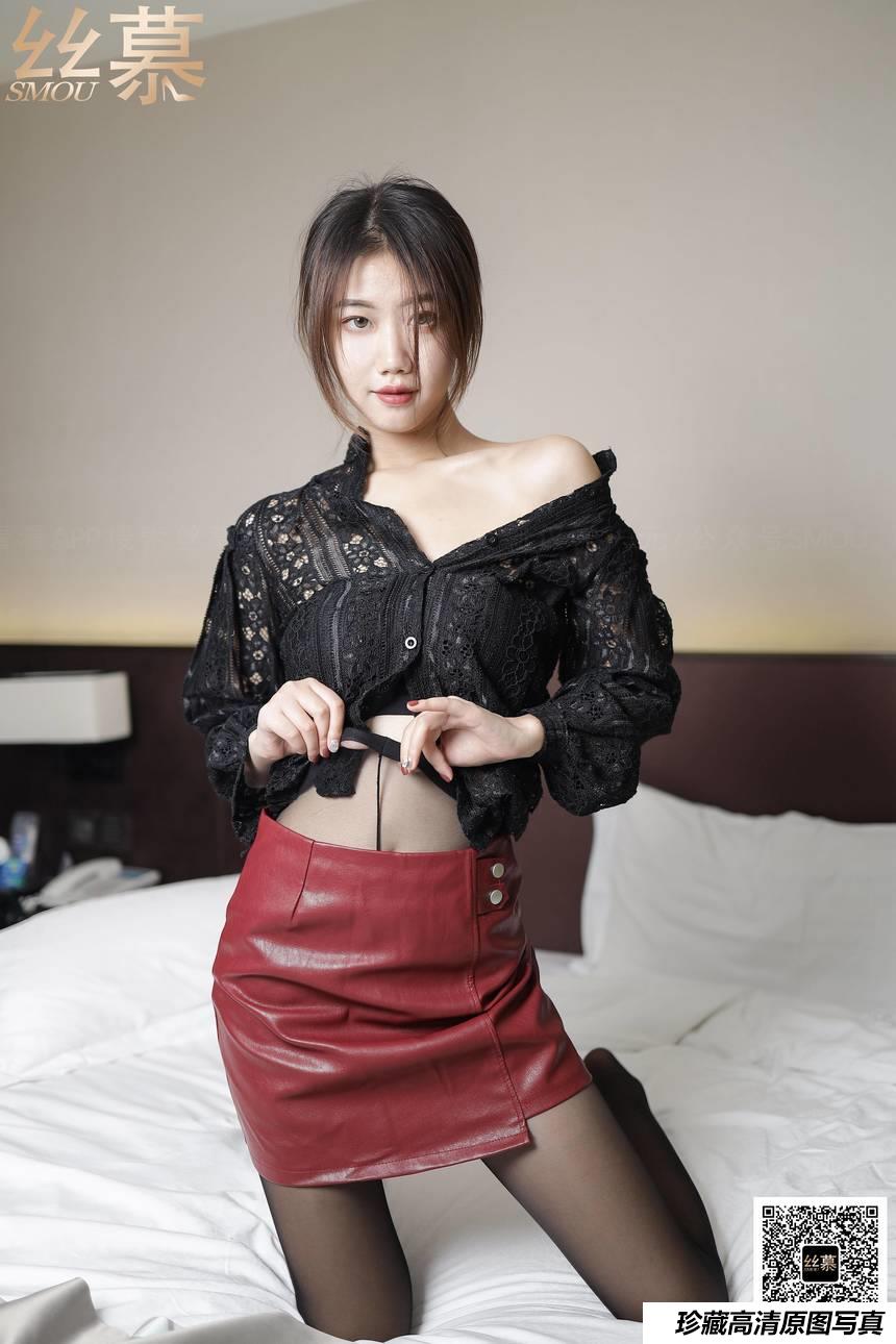 丝慕写真 SM397 米朵《皮裙的秘密》-绅士图