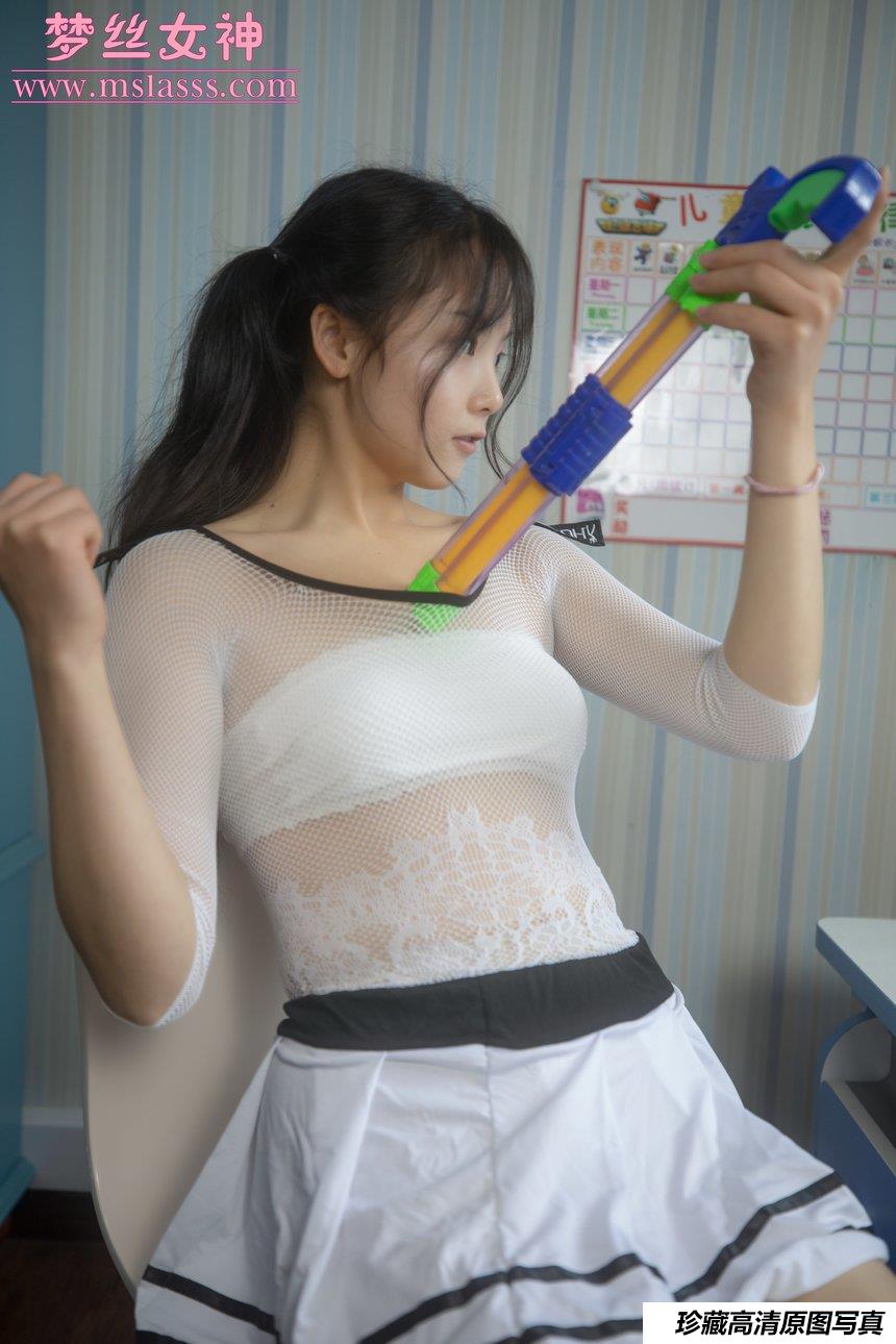 [MSLASS梦丝女神] 2020.01.03 NO.142 双马尾杀 灵唯 [63+1P/487M]