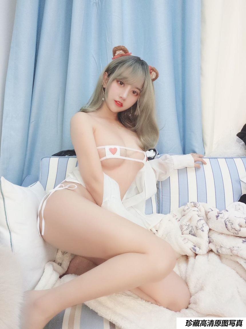 过期米线线喵 兽耳 白色 [18P 2M]