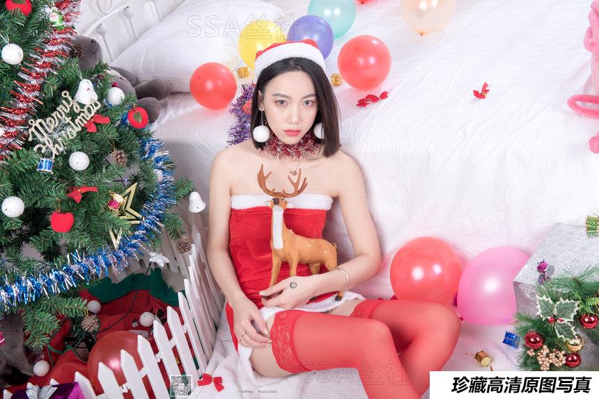 [SSA丝社]超清写真 NO.057 大大 红色圣诞节[130P-1.53GB]