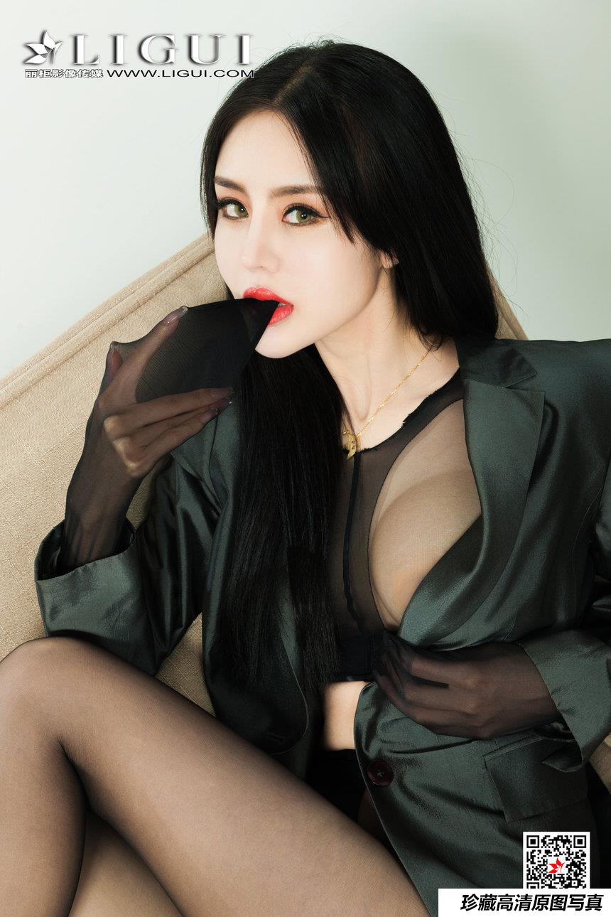 [Ligui丽柜] 2021.05.12 《黑丝魅惑》凉儿 [65+1P/98M]