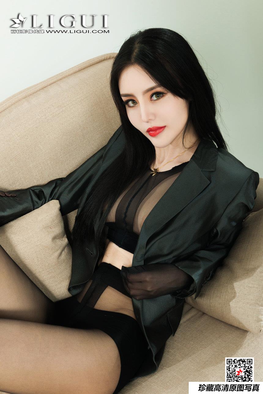 [Ligui丽柜] 2021.05.12 《黑丝魅惑》凉儿 [65+1P/98M]