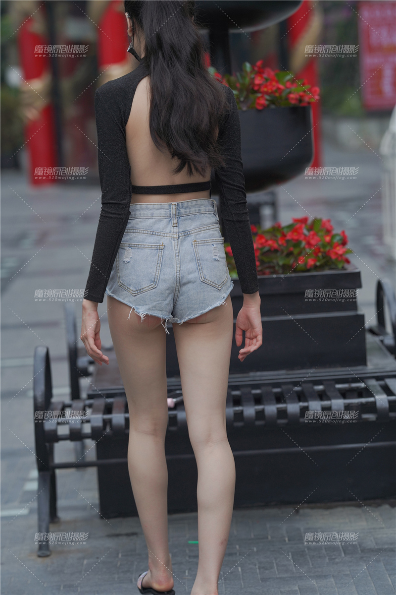 图片[4]-【街拍】kaine街拍模拍作品 牛仔热裤女孩-艺库