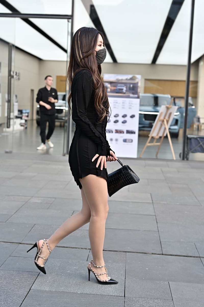 图片[3]-【街拍】高跟肉丝包臀裙美女-艺库