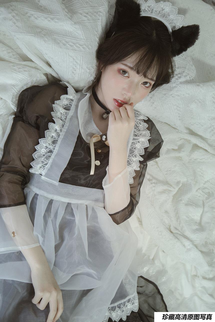微博小姐姐Fushii_海堂 NO.001 女仆图包 [30P-49MB]