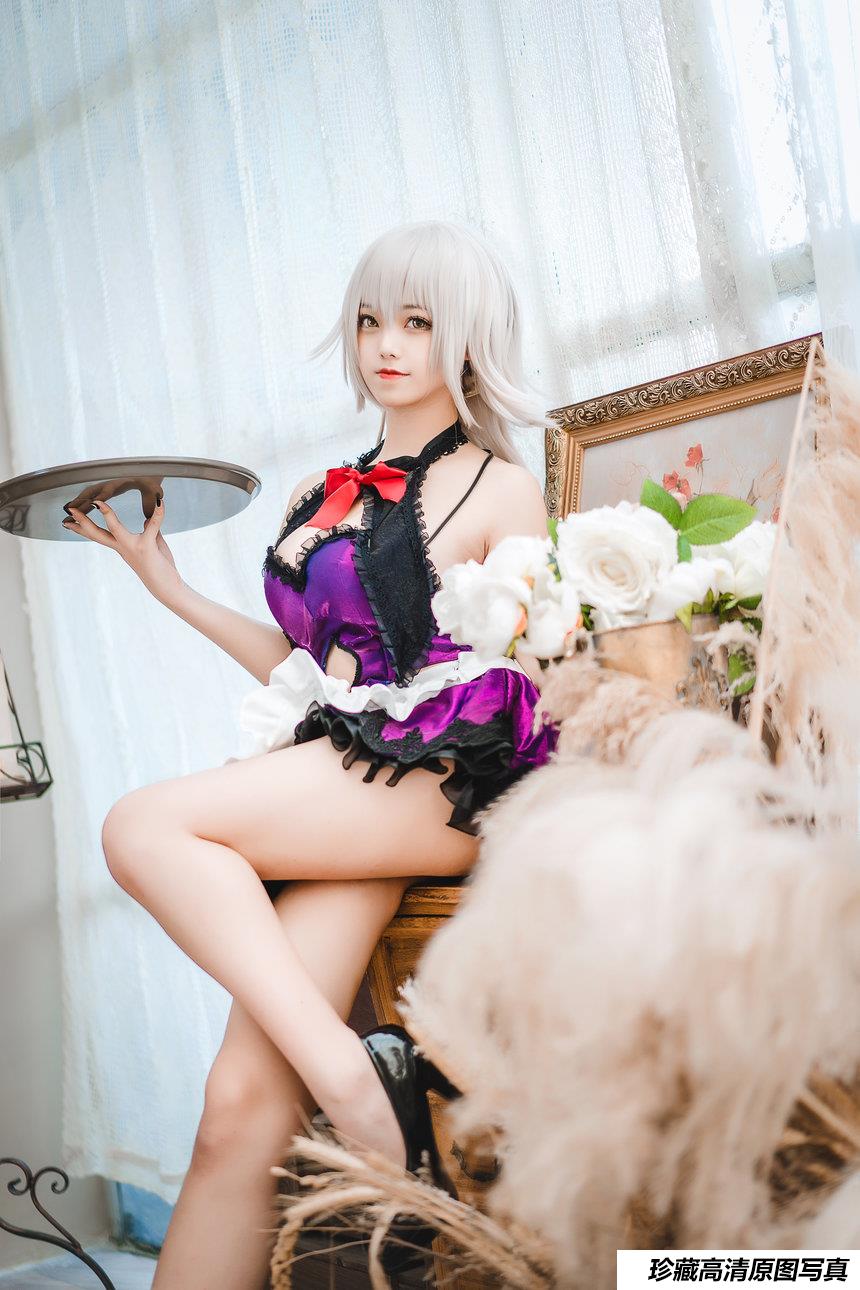 蜜汁猫裘 NO.041 贞德女仆 [40P-438MB]