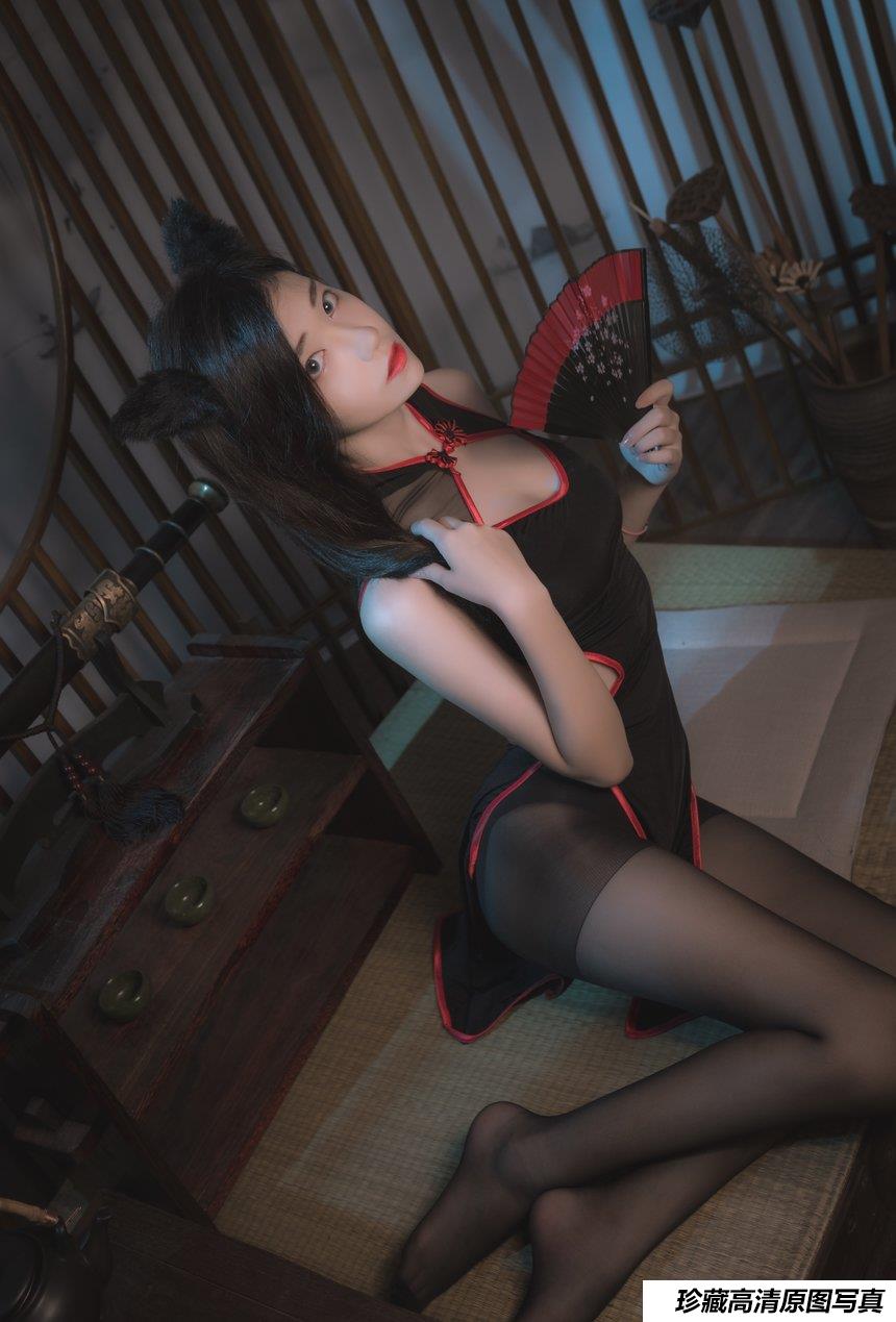 南桃Momoko NO.56 黑旗袍，福利向 [25P-33MB]