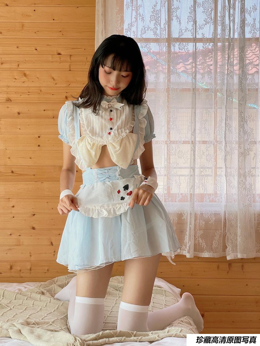 西瓜少女 NO.022  蓝白女仆  [26P-179MB]
