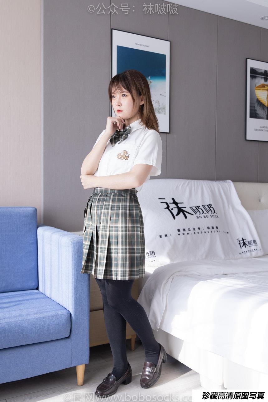 [BoBoSocks袜啵啵]NO.056 朵朵-JK制服、皮鞋、厚黑丝[135P+1V／6.43GB]