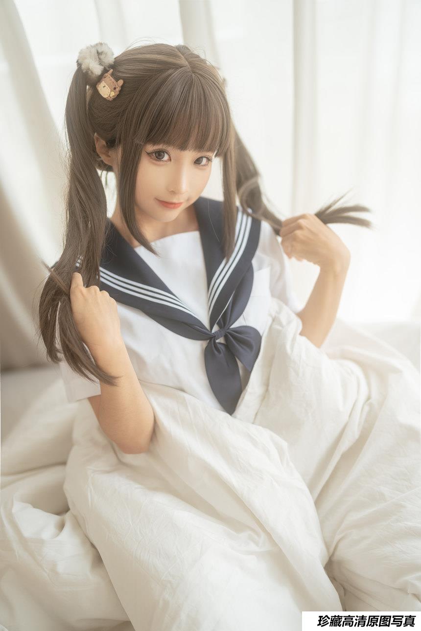 蠢沫沫 - NO.174 被窝JK [15P1V-400MB]
